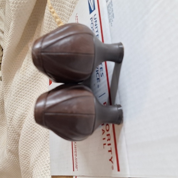 KENNETH COLE REACTION 9M GOOD DAY LEATER DRESS SHOES BROWN - Picture 3 of 10